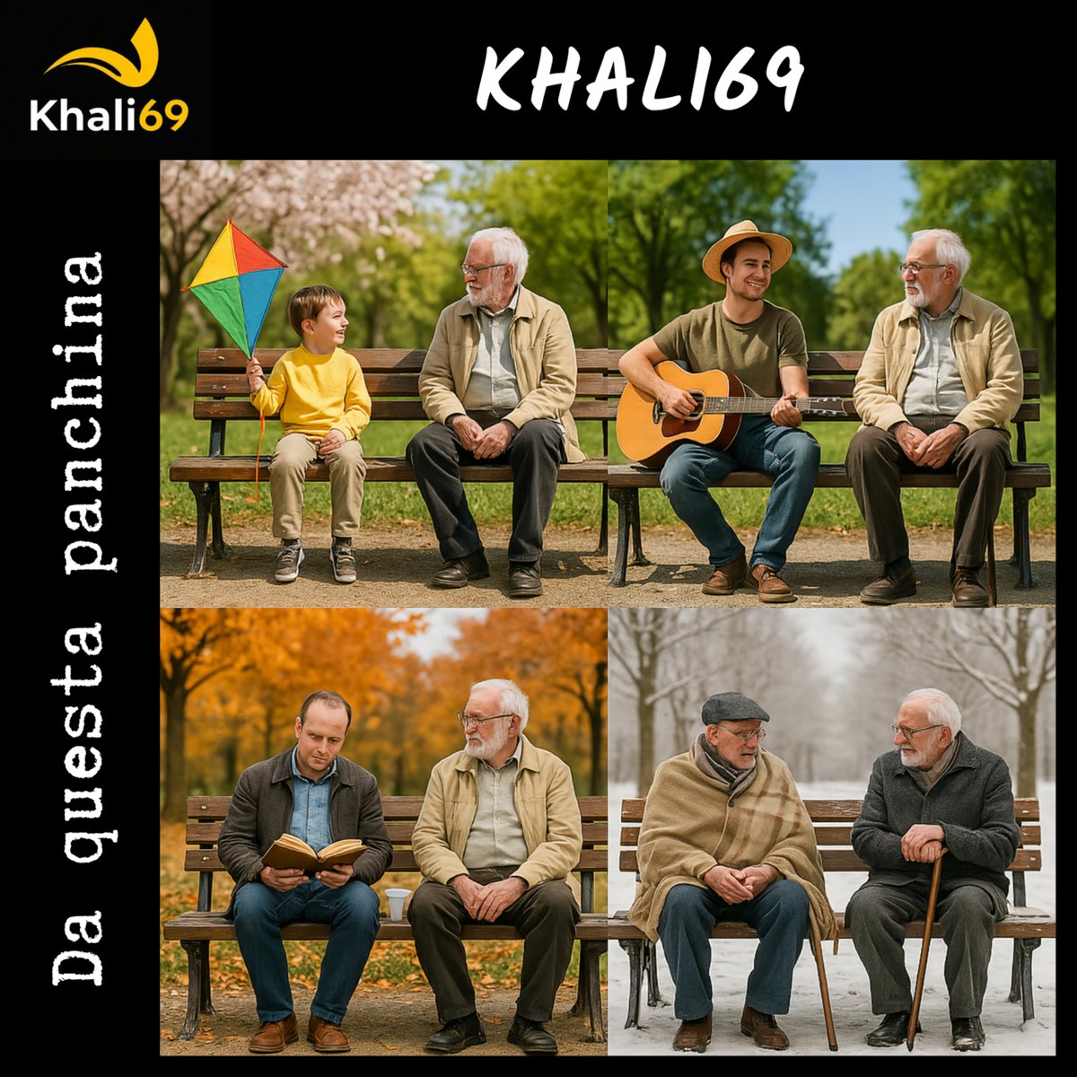 Copertina di Da questa panchina, Khali69